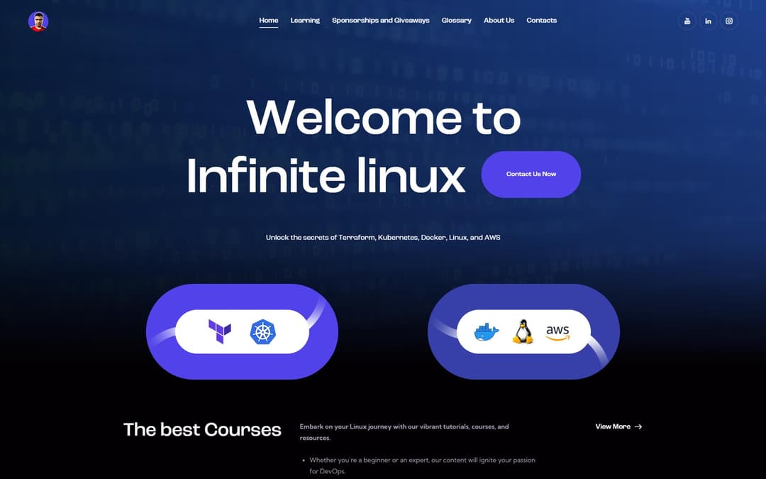Infinite Linux screenshot or illustration 1